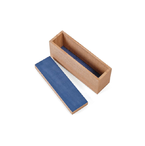 Caja rectangular azul