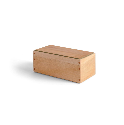 Caja rectangular natural
